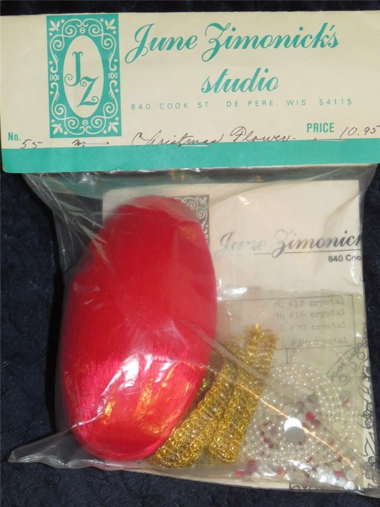 JUNE ZIMONICK'S STUDIO Christmas Ornament Craft Kit - JUNE ZIMONICK'S STUDIO Christmas Ornament Craft Kit -