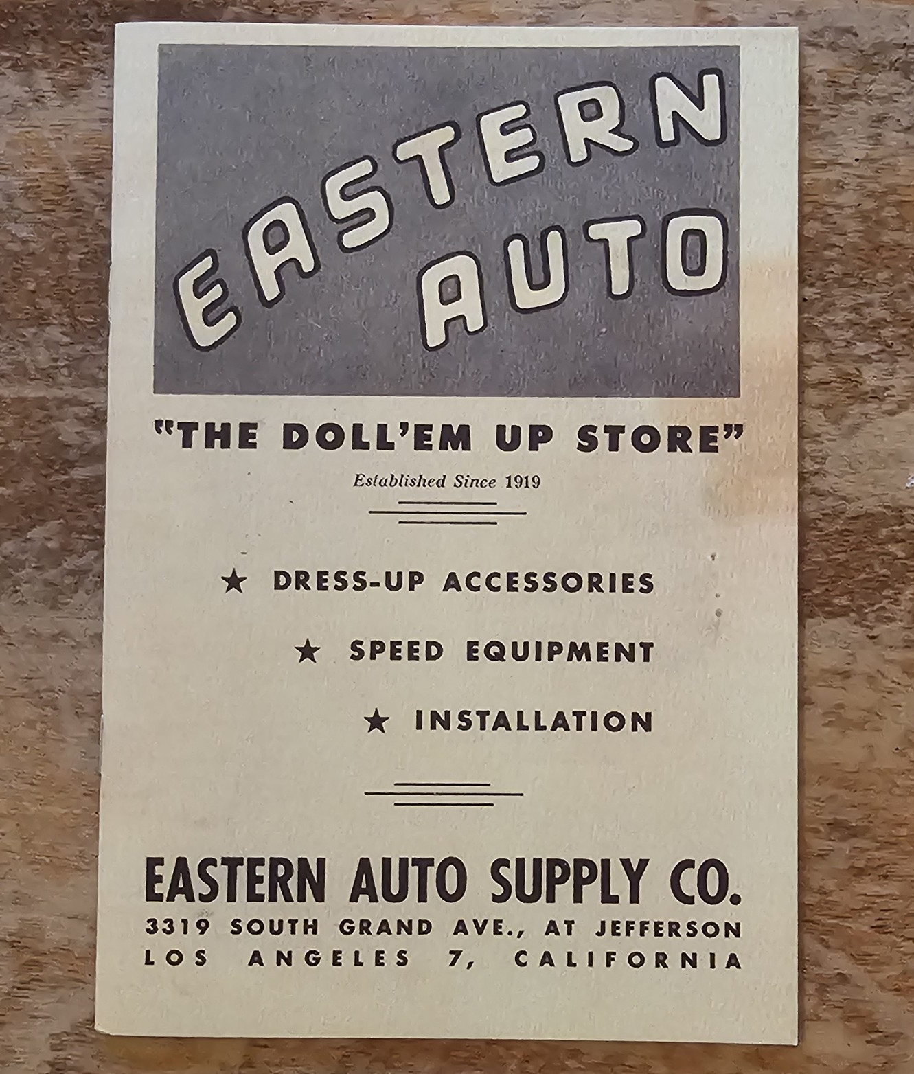 1948 Eastern Auto Accessories Catalog hot rod custom speed shop Cal auto ford V8 1948 Eastern Auto Accessories Catalog hot rod custom speed shop Cal auto ford V8
