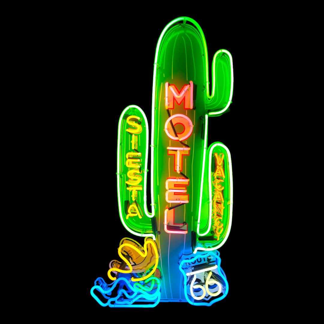 Motel Siesta Neon Sign / Route 66 Vintage Hotel Signs / Desert TexMex Decor Mens Motel Siesta Neon Sign / Route 66 Vintage Hotel Signs / Desert TexMex Decor Mens