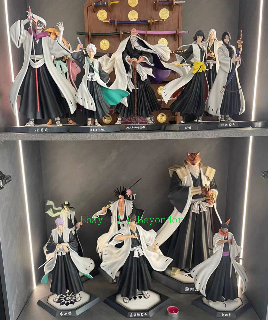 Gotei 13 Captains Resin Verve Studio Statue Model 13pc Figures