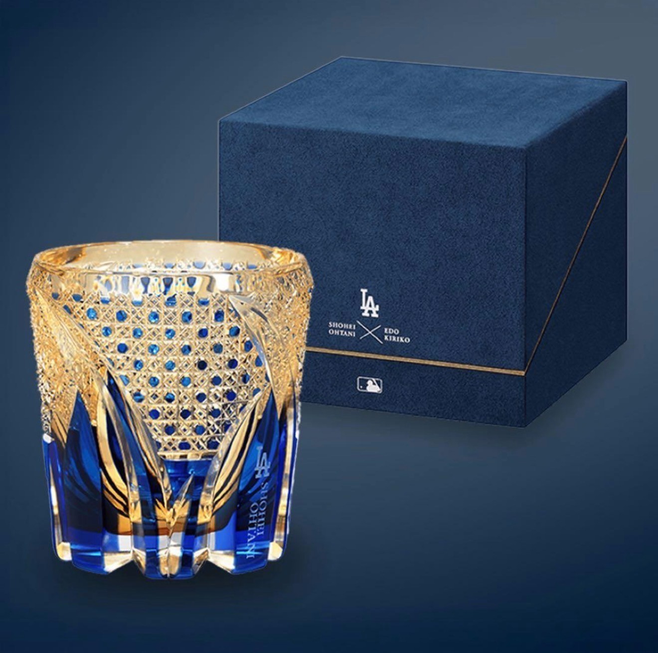 Shohei Ohtani x Edo Kiriko Rock Glass #272/300 Limited Edition MLB Dogers Rare Shohei Ohtani x Edo Kiriko Rock Glass #272/300 Limited Edition MLB Dogers Rare