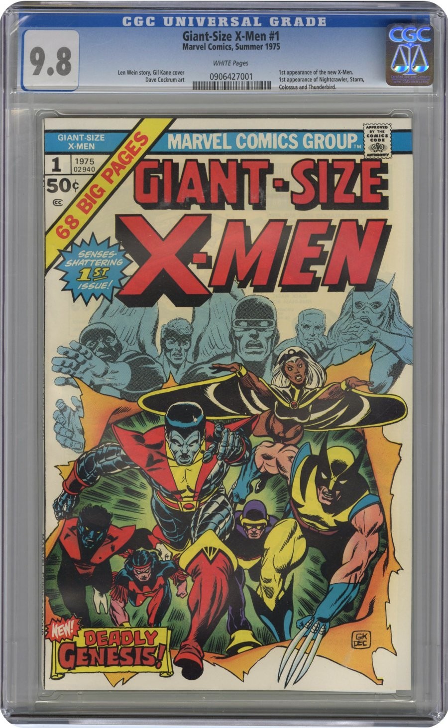 Marvel - X-MEN GIANT SIZE (1975) #1 - Grade 9.8 - Comic Book