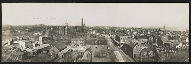 Photo:Washington Missouri 1908 Panoramic View Looking West Postcard