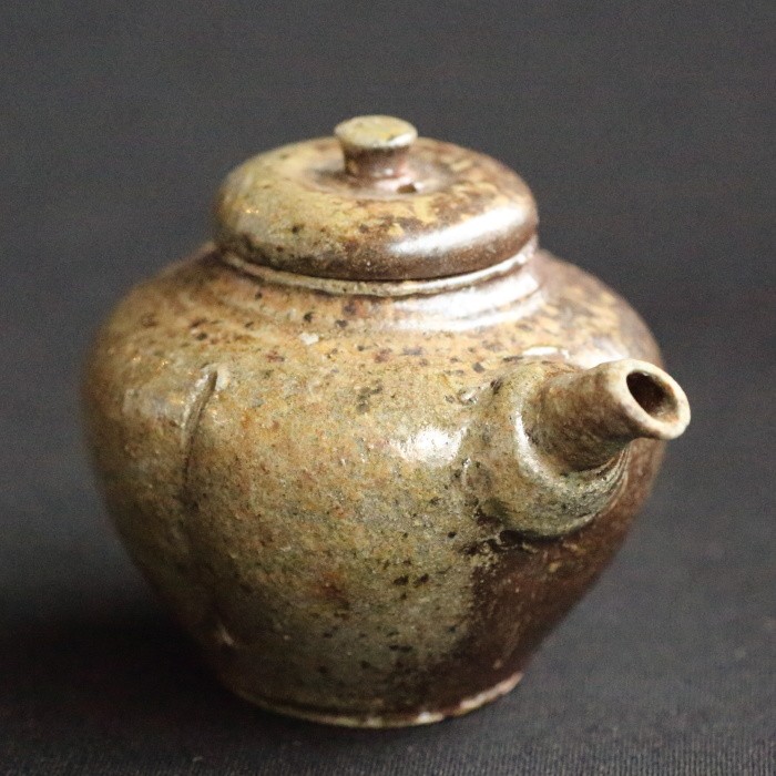 Japanese Tokoname Ware Yakishime Teapot by 3rd Yamada Jozan Kyusu 120ml Boxed Japanese Tokoname Ware Yakishime Teapot by 3rd Yamada Jozan Kyusu 120ml Boxed