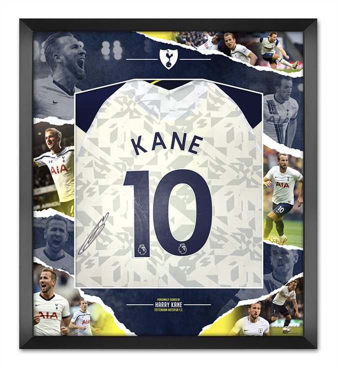 Harry Kane Signed & Framed SHIRT Tottenham Hotspur F.C. SPURS AFTAL COA Harry Kane Signed & Framed SHIRT Tottenham Hotspur F.C. SPURS AFTAL COA