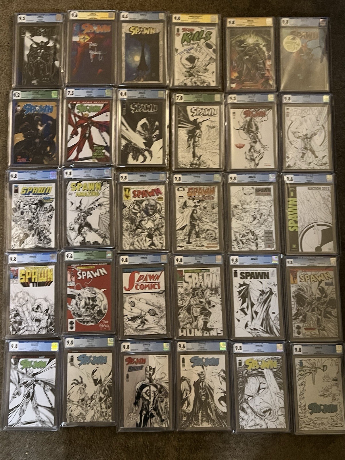 Spawn 1-Current 100% Complete Collection All Variants 30+ Graded Keys 9.6 Avg