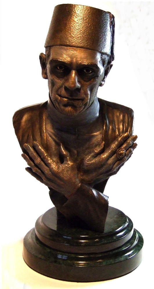 Mummy Ardath Bay Bronze Bust/Boris Karloff #5 of 8 12 1/2 Mummy Ardath Bay Bronze Bust/Boris Karloff #5 of 8 12 1/2