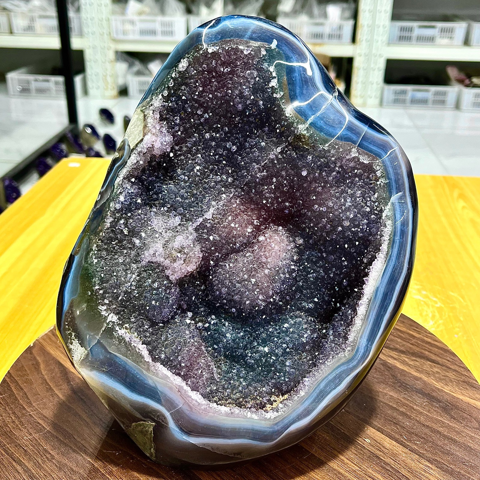 10.44LB High quality rare gummy candy colored crystal cluster sample energy 10.44LB High quality rare gummy candy colored crystal cluster sample energy