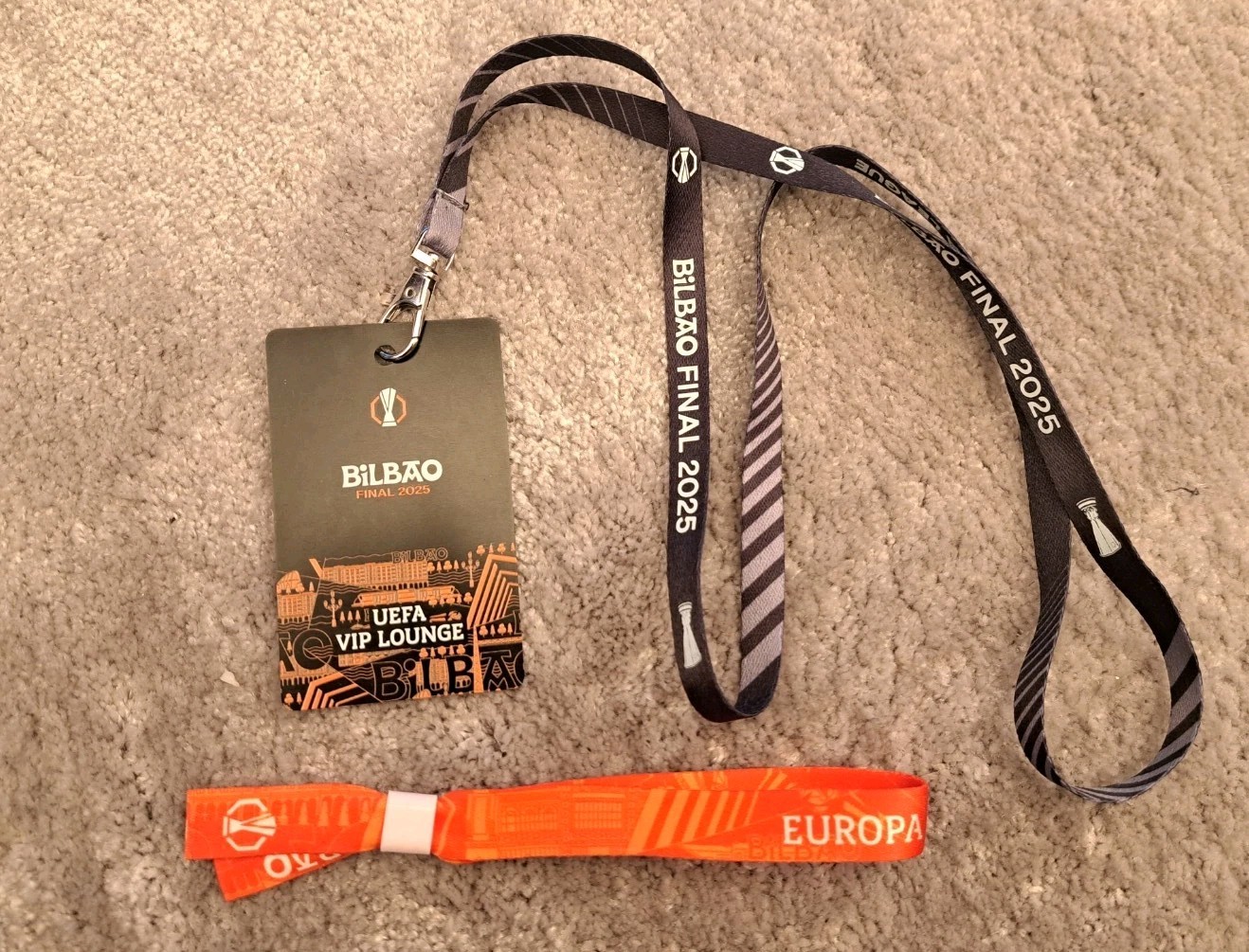 Used VIP PASS Ticket 2025 UEFA EL Final Tottenham Hotspur v Manchester United Used VIP PASS Ticket 2025 UEFA EL Final Tottenham Hotspur v Manchester United