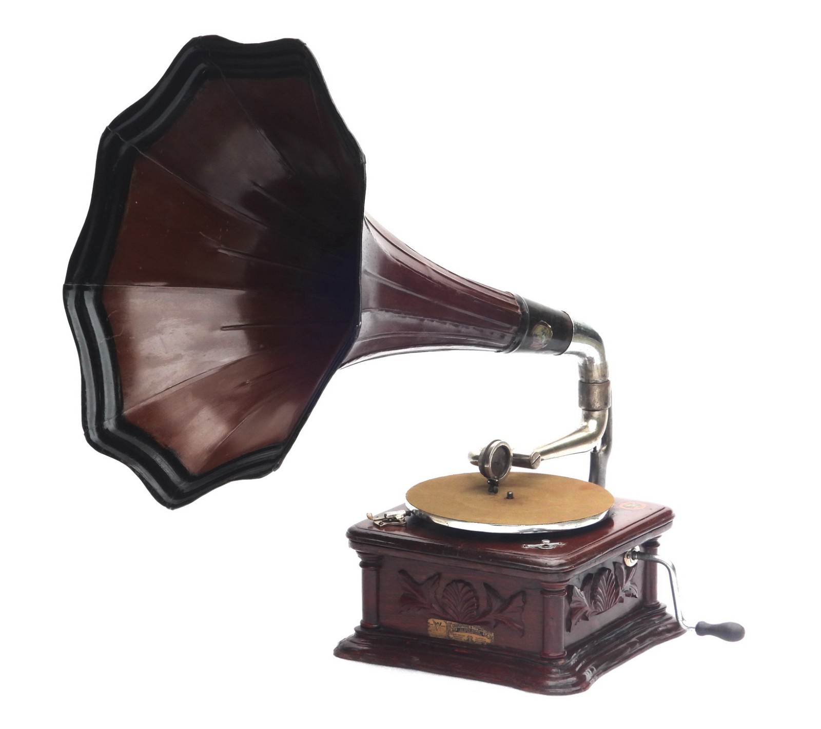 RARE GENUINE HIS MASTERS VOICE HMV MODEL H.E.O. TURNTABLE GRAMOPHONE PHONOGRAPH