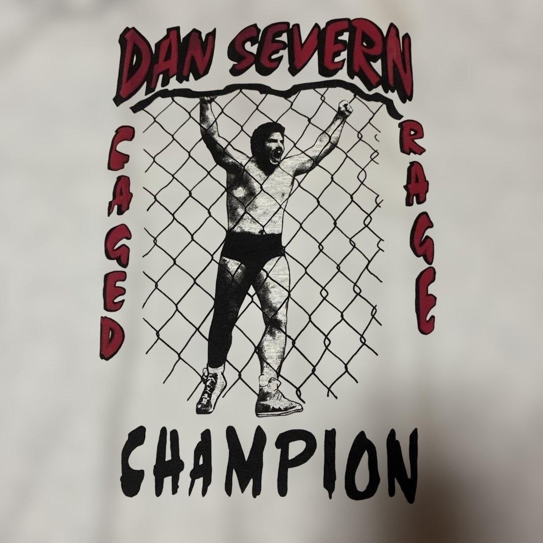 FRUIT OF THE LOOM Dan Severn NWA UFC Vintage T Shirt XL Unused 90s Rare FRUIT OF THE LOOM Dan Severn NWA UFC Vintage T Shirt XL Unused 90s Rare