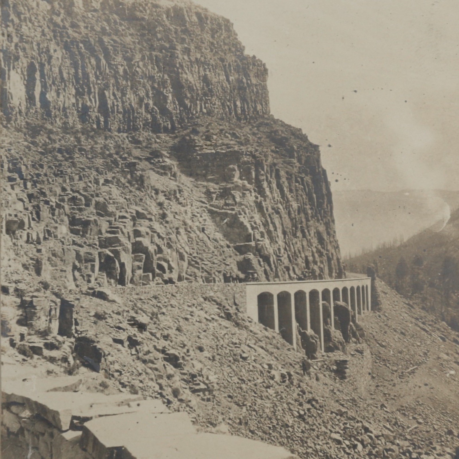 c1915 Golden Gate Canyon and Viaduct Yellowstone One of a Kind Travel Stereoview c1915 Golden Gate Canyon and Viaduct Yellowstone One of a Kind Travel Stereoview