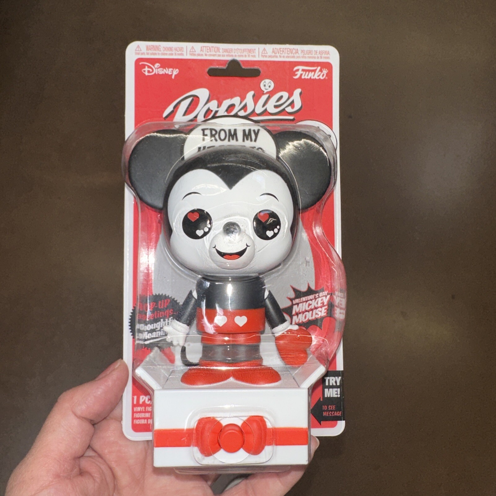 Funko Disney Mickey Mouse Popsies Valentine's Day Pop Up Figure Brand New