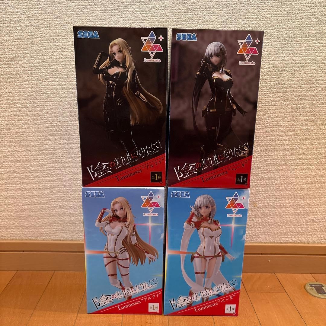 The Eminence in Shadow Luminasta Alpha Beta Figure 4pc Set New Unopened Japan The Eminence in Shadow Luminasta Alpha Beta Figure 4pc Set New Unopened Japan