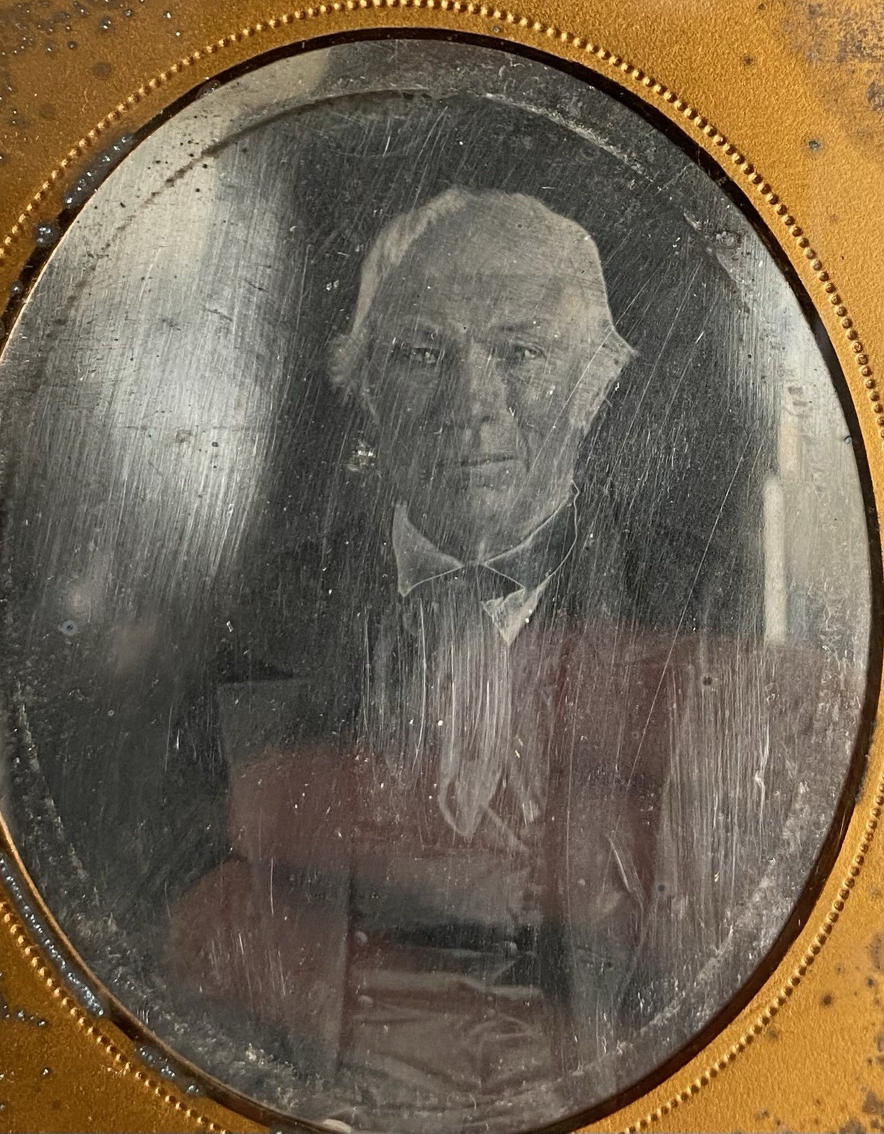 1840s US President Zachary Taylor 1/4 Plate Newly Discovered Daguerreotype Photo