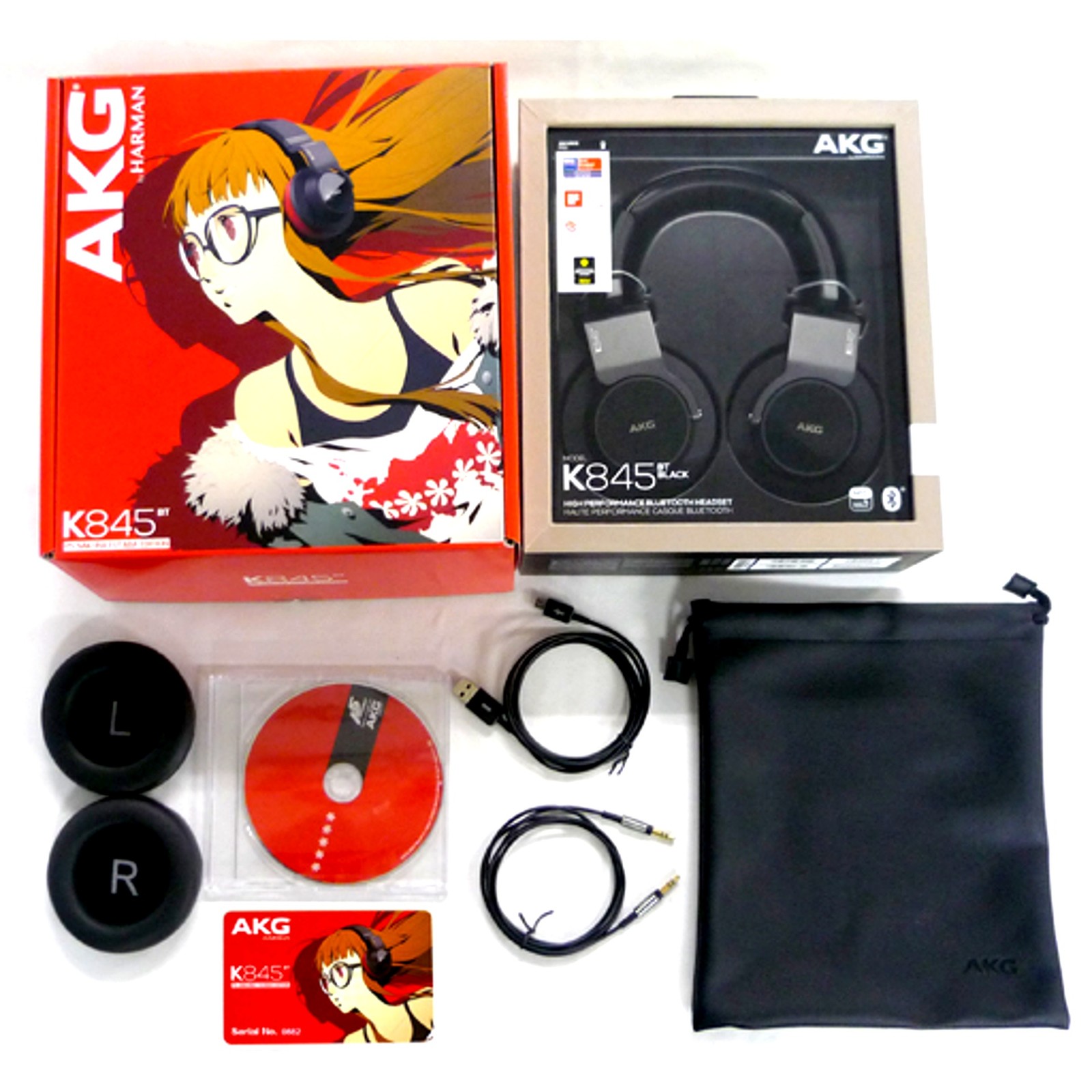 Futaba Sakura Headphone AKG K845BT P5 SAKURA FUTABA EDITION Atlus D Japan X620 Futaba Sakura Headphone AKG K845BT P5 SAKURA FUTABA EDITION Atlus D Japan X620