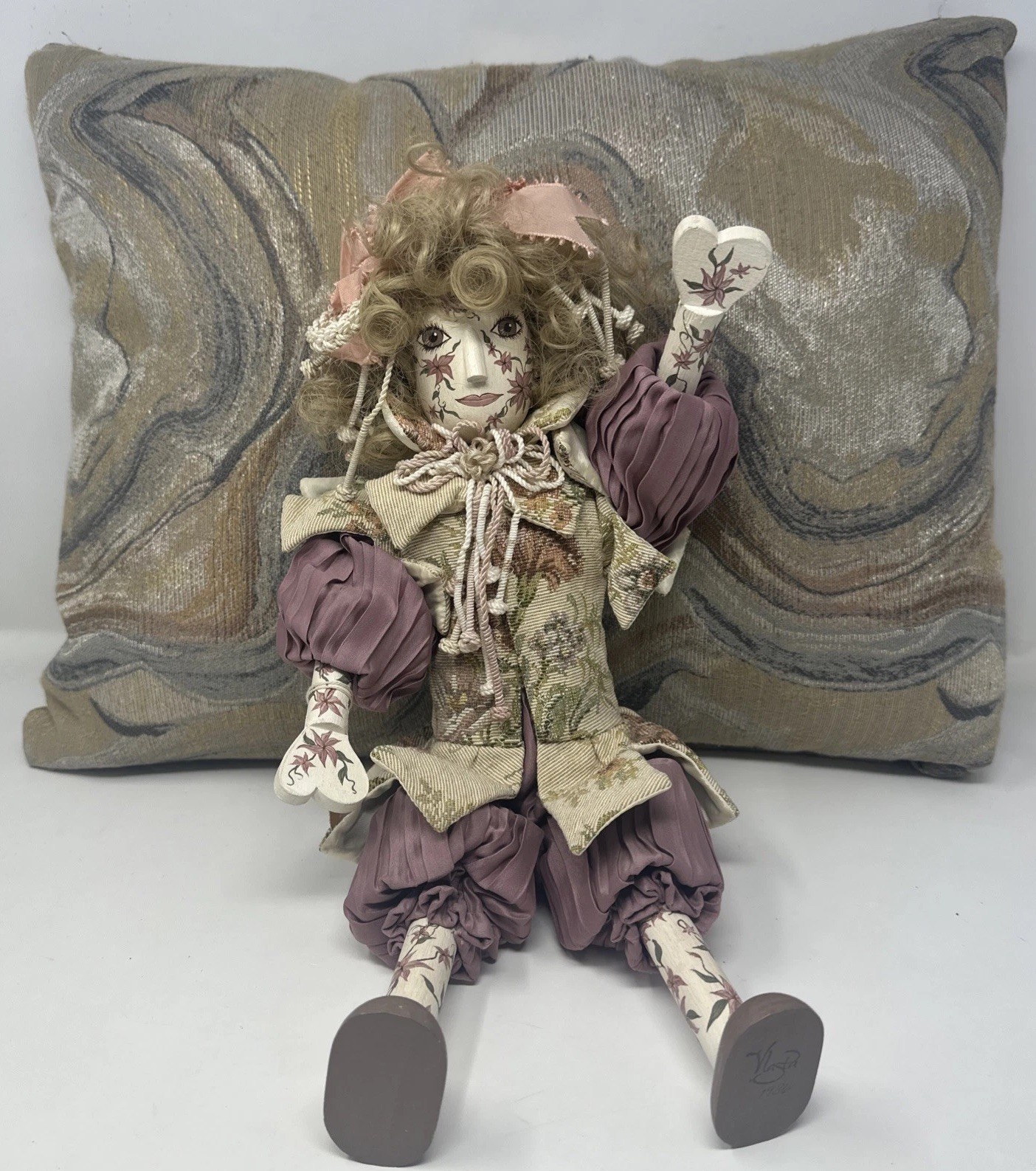Vlasta Art Doll Pat Thompson 1986 Signed 18 Vlasta Art Doll Pat Thompson 1986 Signed 18
