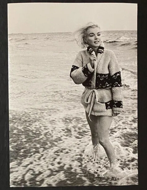 1962 Marilyn Monroe Original photograph George Barris Triple Stamped Beach CA 1962 Marilyn Monroe Original photograph George Barris Triple Stamped Beach CA