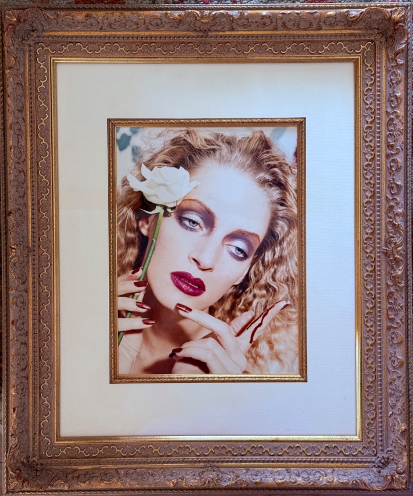 David LaChapelle 10 x 14in Photo print: Uma Thurman: Beauties Bloom, 1997 David LaChapelle 10 x 14in Photo print: Uma Thurman: Beauties Bloom, 1997