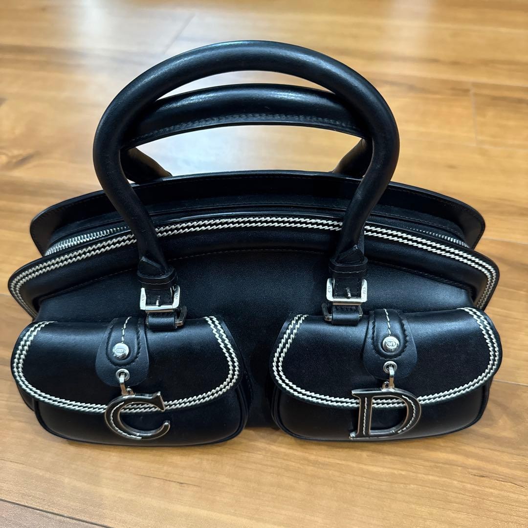 Dior Cd Logo Mini Boston Handbag Item Black Dior Women Rare Luxury Designer Mode Dior Cd Logo Mini Boston Handbag Item Black Dior Women Rare Luxury Designer Mode