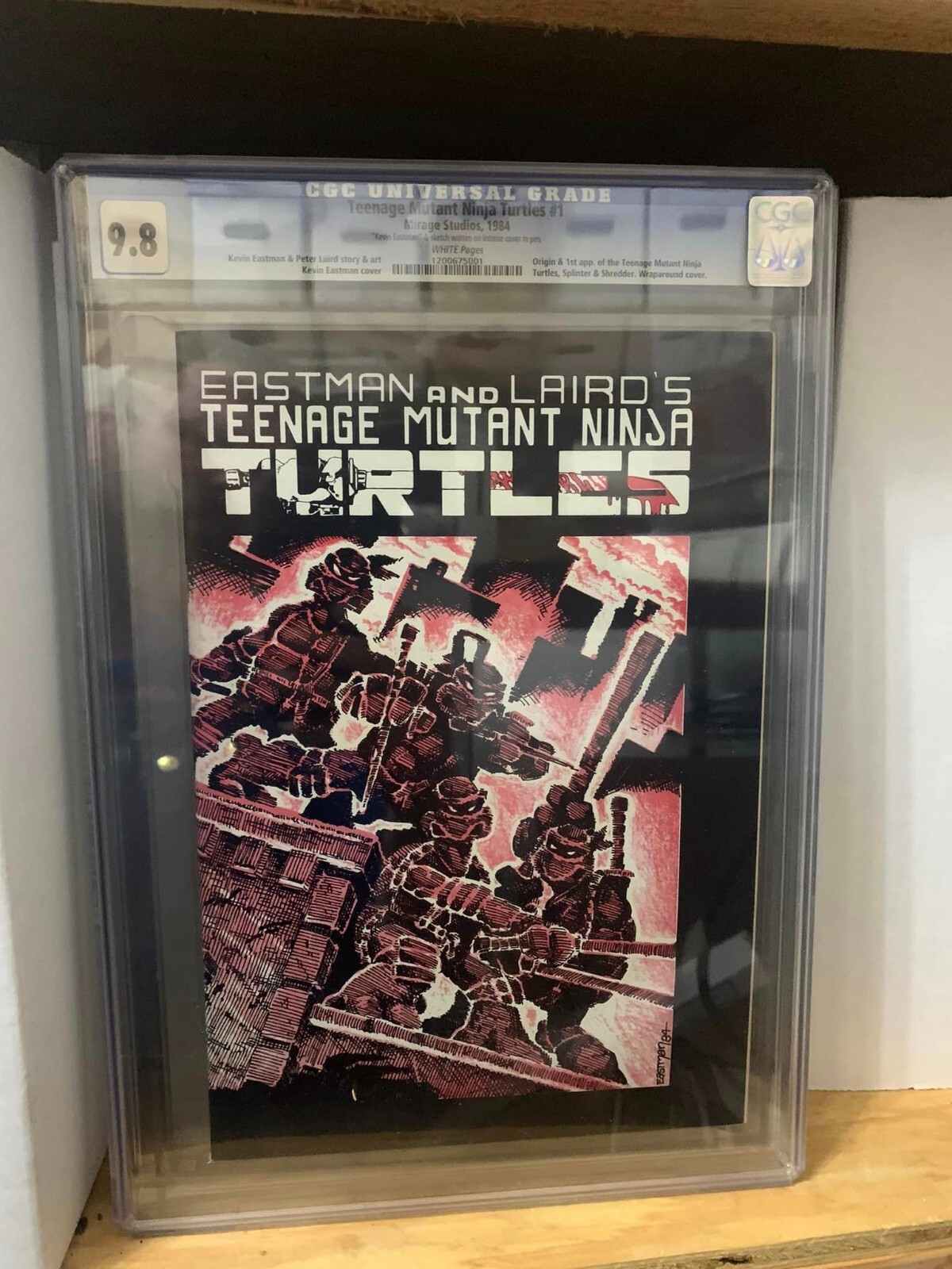 Teenage Mutant Ninja Turtles TMNT #1 1st Print CGC 9.8 WHITE - 1st Appearance
