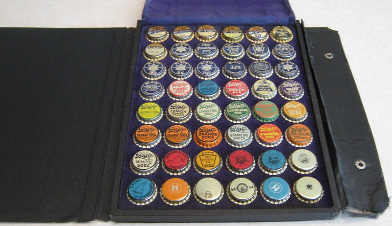 1930's Blatz Beer & Blatz Soda Crowns By Hutchinson Salesman Sample 48 Caps 