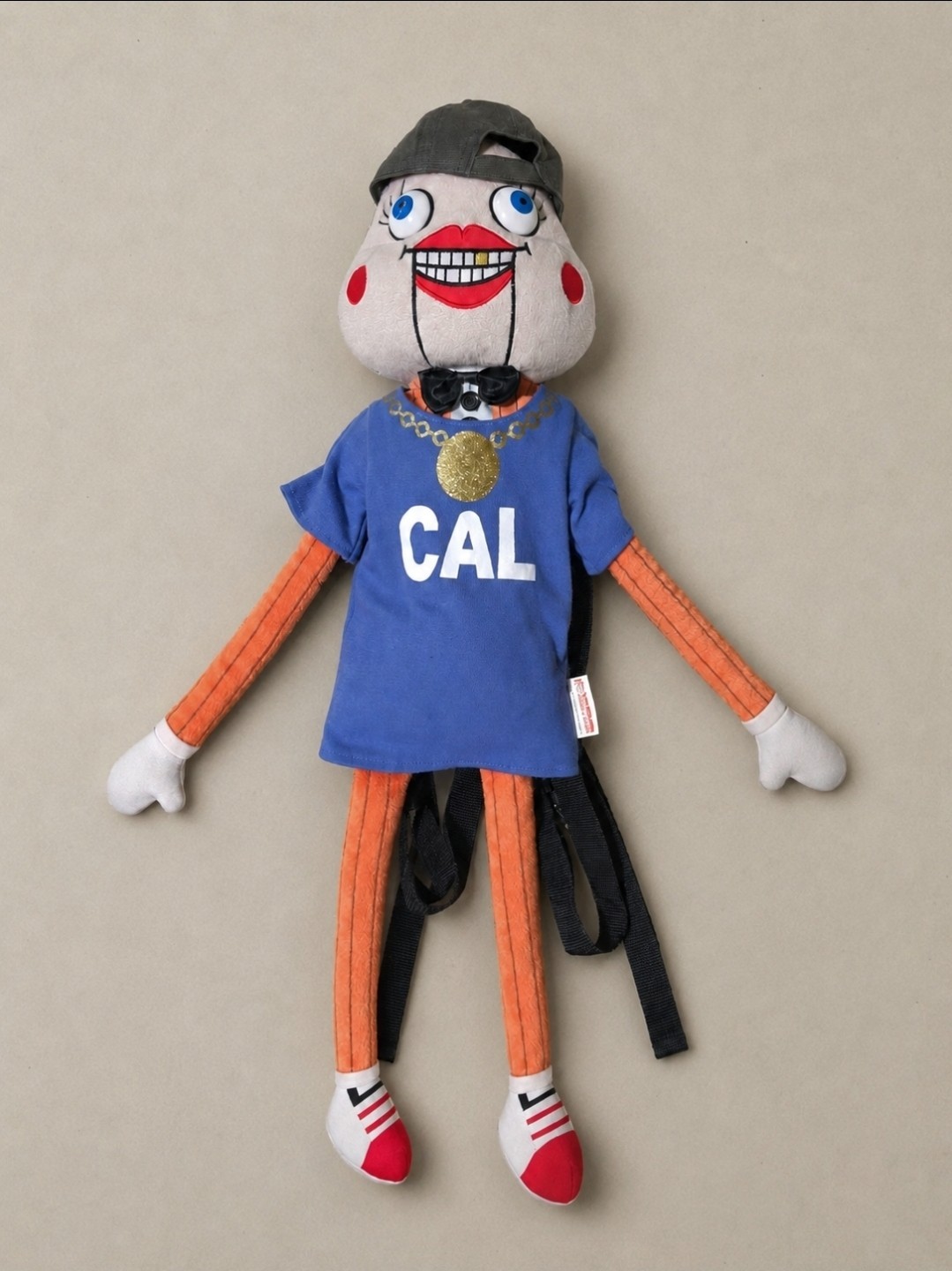 Official discontinued Lil Cal plush backpack from Homestuck, WeLoveFine