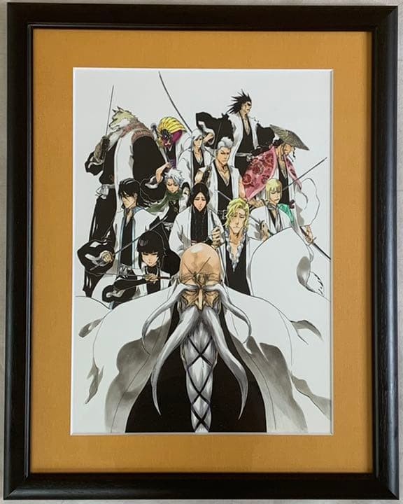 BLEACH Gotei 13 Captains Group Portrait Framed High-Definition Art Reproduction BLEACH Gotei 13 Captains Group Portrait Framed High-Definition Art Reproduction