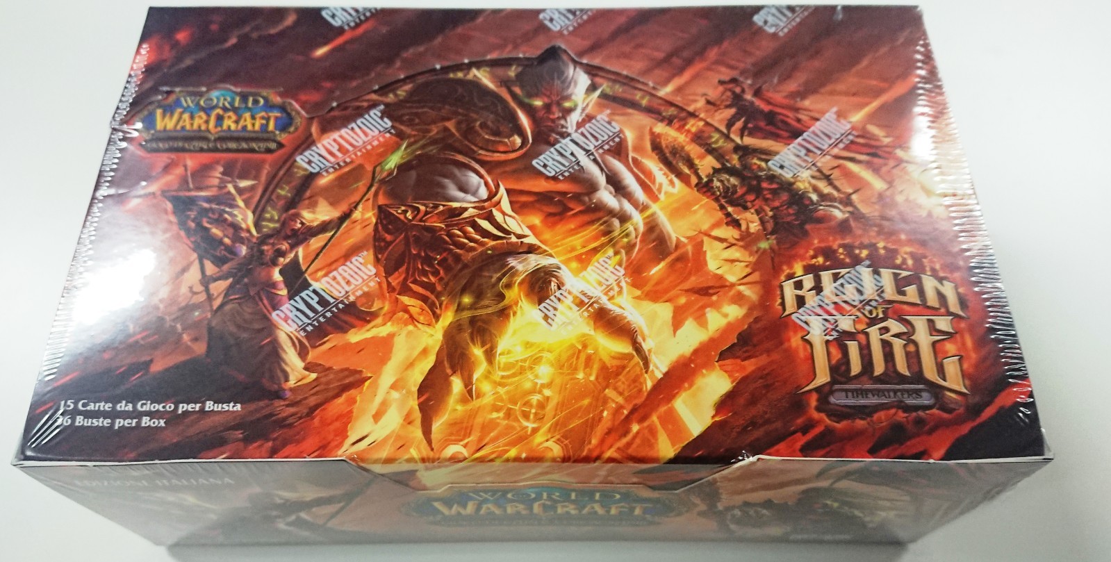WOW TCG Italian Reign of Fire Booster Box Factory Sealed (Spectral Tiger LOOT*)