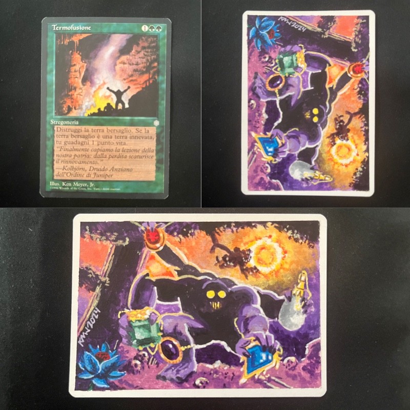 Thermokarst ICE AGE Mtg ARTIST PROOF Signed PAINTED Guardian Beast Ken Meyer Jr. Thermokarst ICE AGE Mtg ARTIST PROOF Signed PAINTED Guardian Beast Ken Meyer Jr.