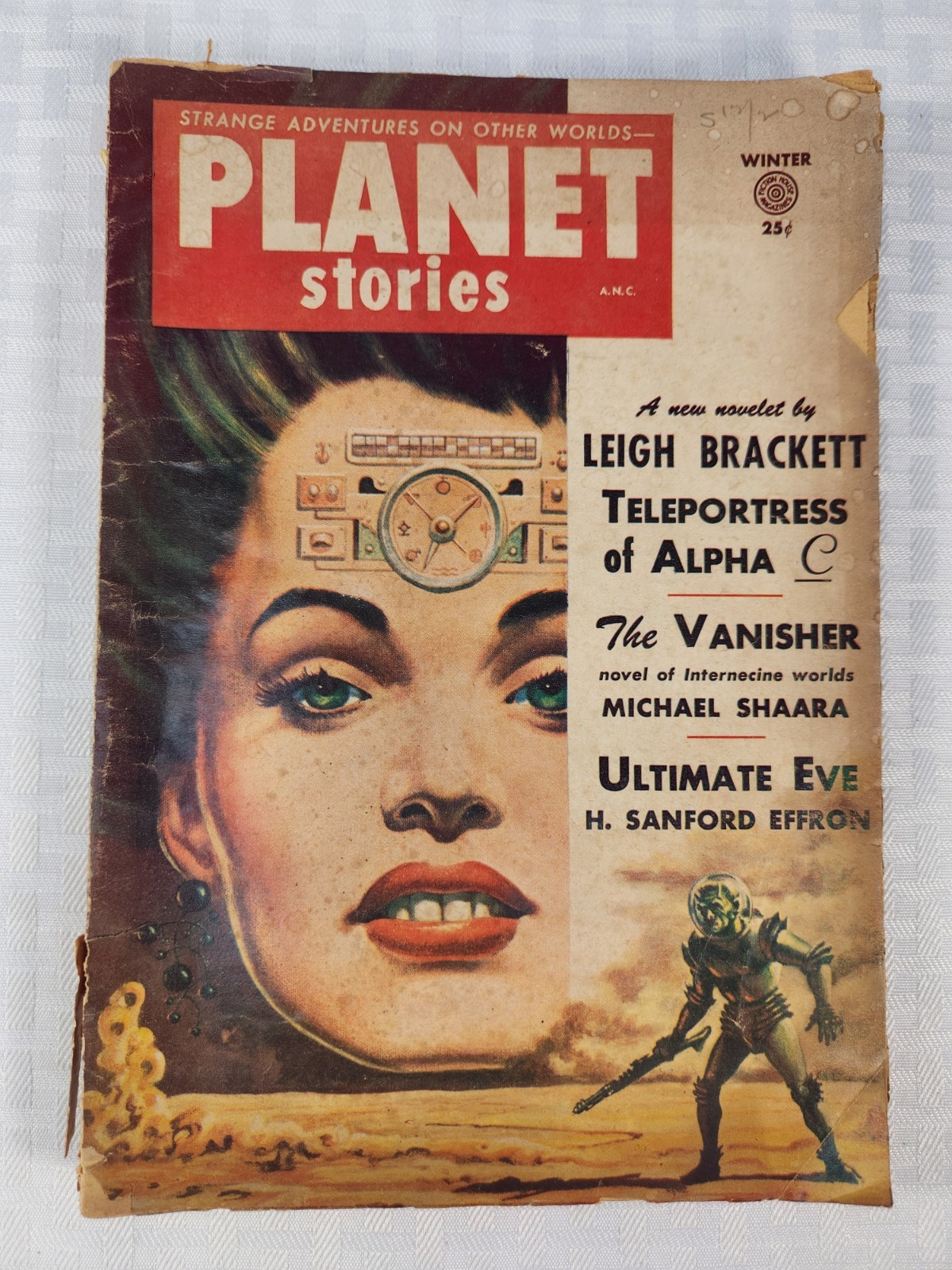 PLANET STORIES PULP WINTER 1955 LEIGH BRACKETT MICHAEL SHAARA RAYMOND E BANKS PLANET STORIES PULP WINTER 1955 LEIGH BRACKETT MICHAEL SHAARA RAYMOND E BANKS