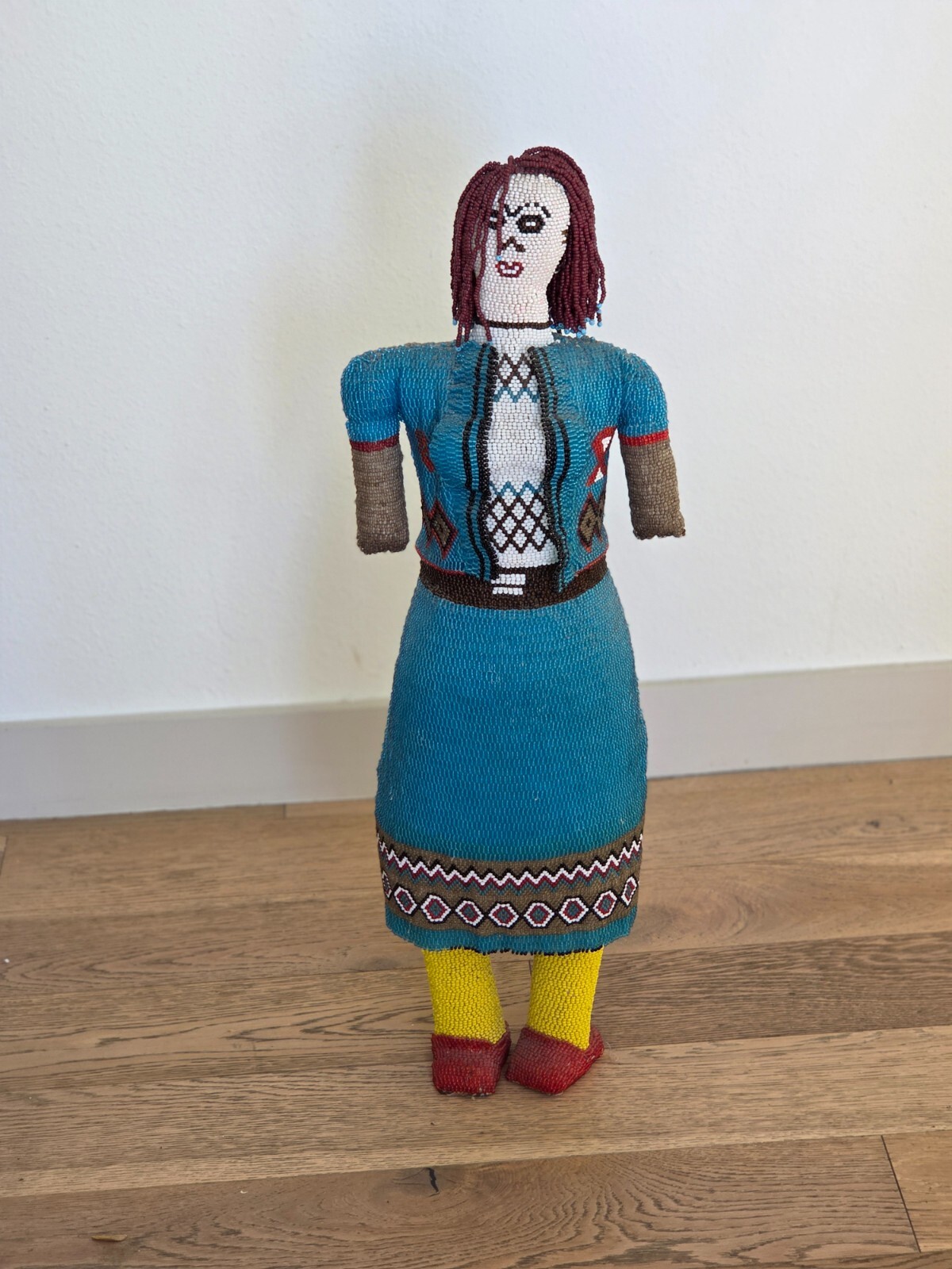 Rare Joyce Sithole Monkeybiz Beaded Sculpture \