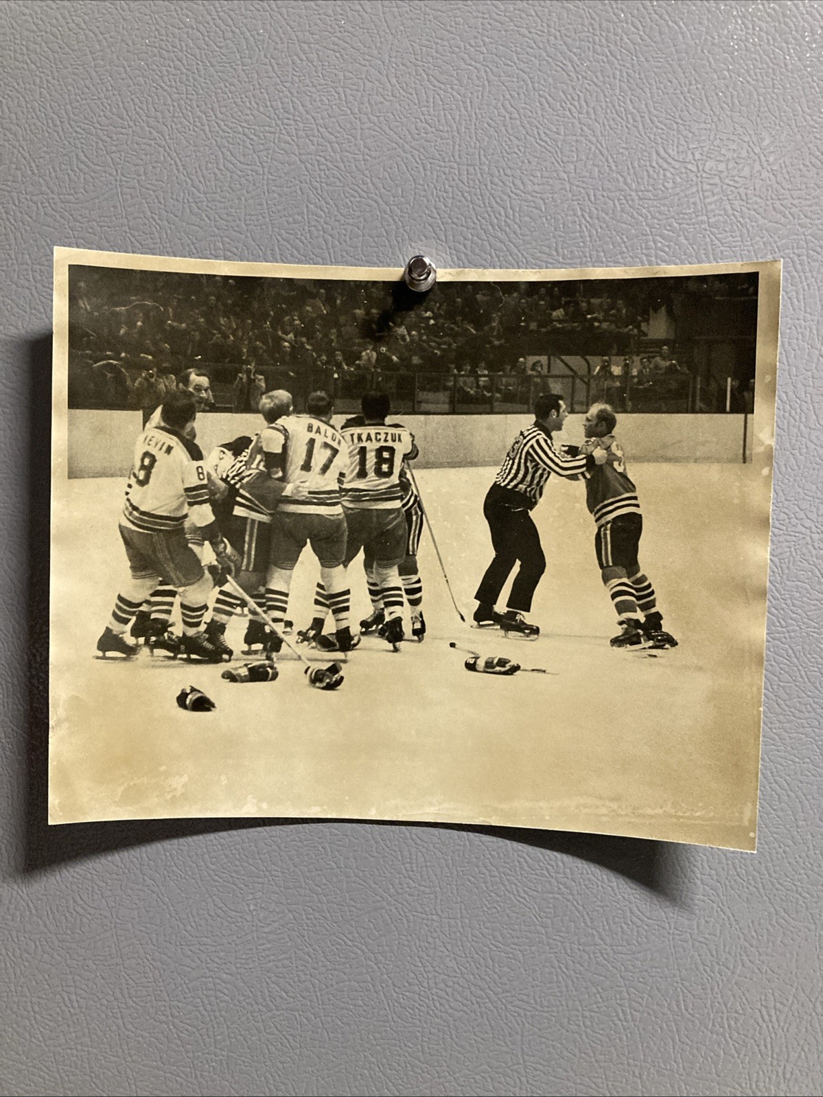 1971 Bobby Hull “Blackhawks” Original Type Photo RARE