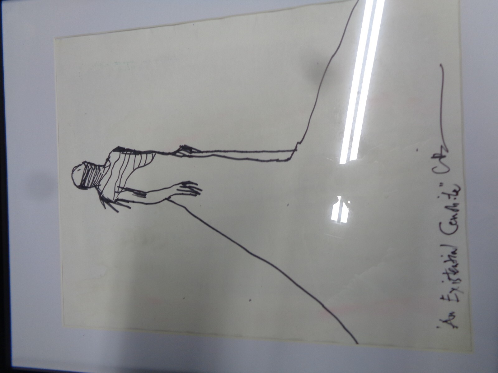 Clive Barker Original Signed Sketch Clive Barker Original Signed Sketch