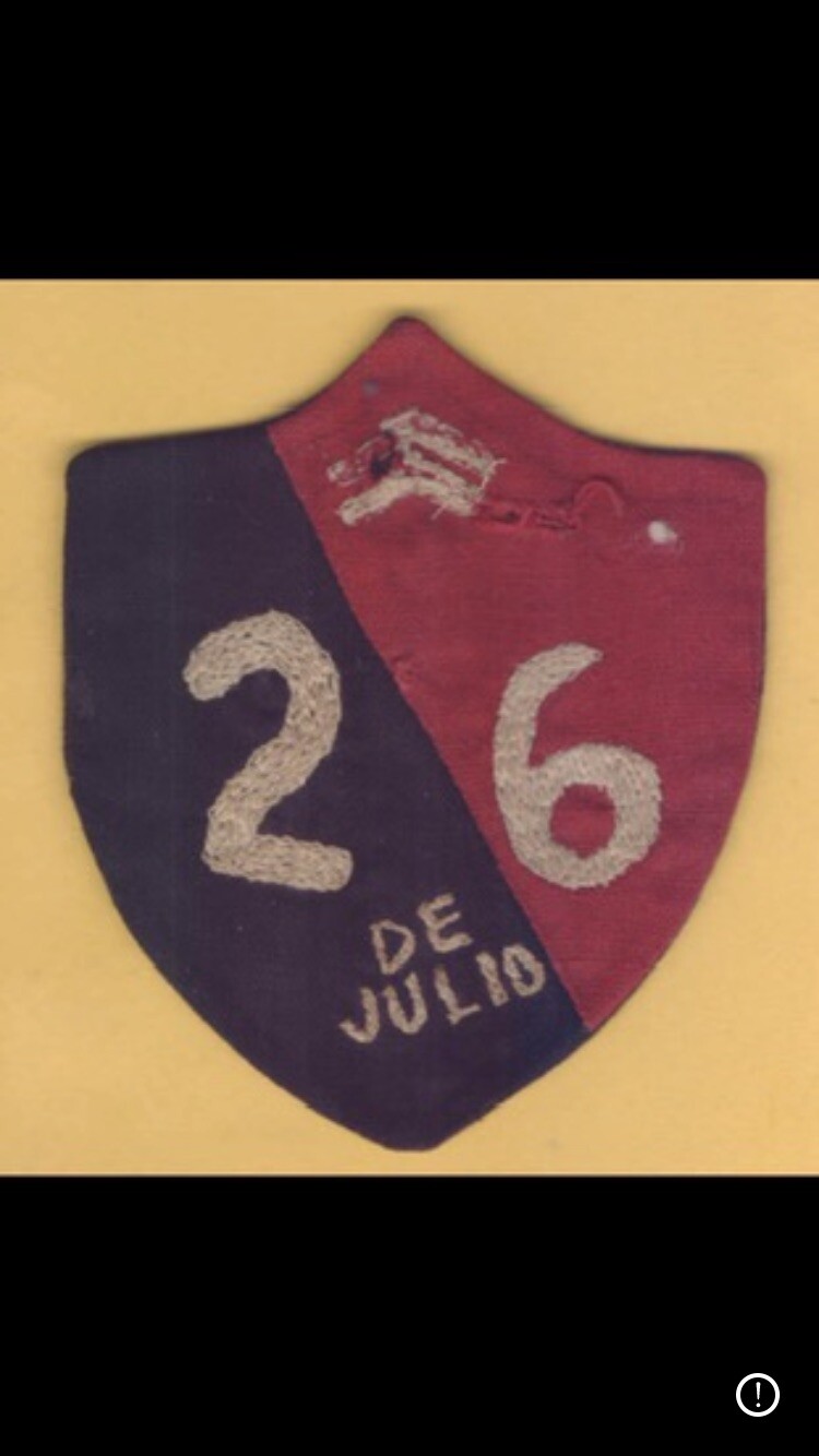 1958 RARE Fidel Castro / Che Guevara Rebel Patches From Sierra Maestra 