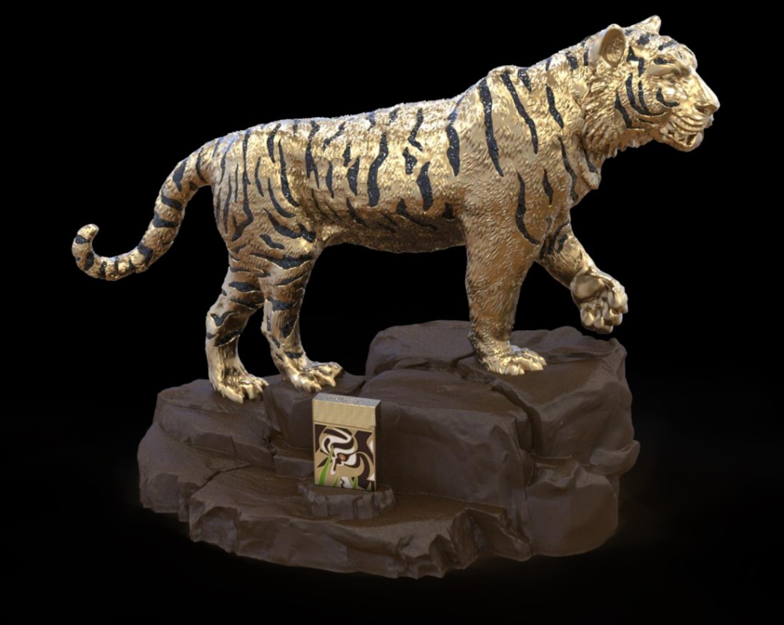 S.T.DUPONT YEAR OF THE TIGER COLLECTION ULTRA EXCLUSIVE 016409PAL S.T.DUPONT YEAR OF THE TIGER COLLECTION ULTRA EXCLUSIVE 016409PAL