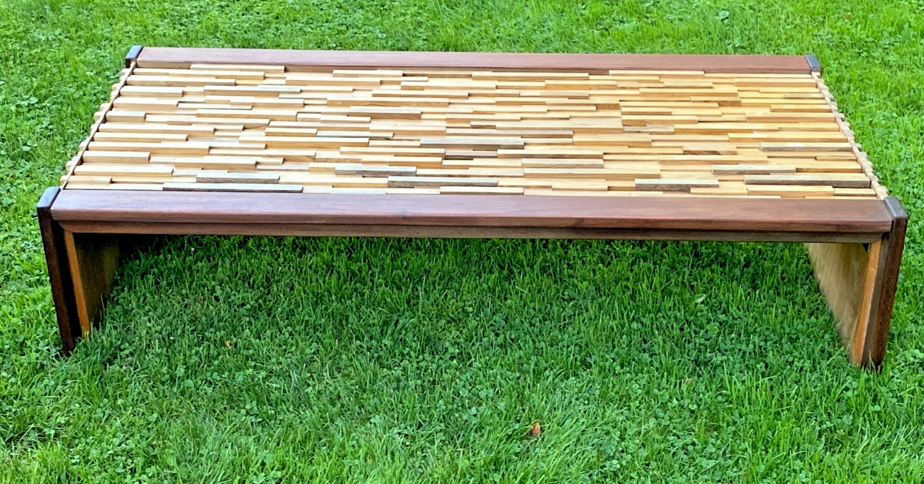 Percival Lafer Brazilian Mahogany Brutalist Wood Coffee Cocktail Table Vtg MCM Percival Lafer Brazilian Mahogany Brutalist Wood Coffee Cocktail Table Vtg MCM