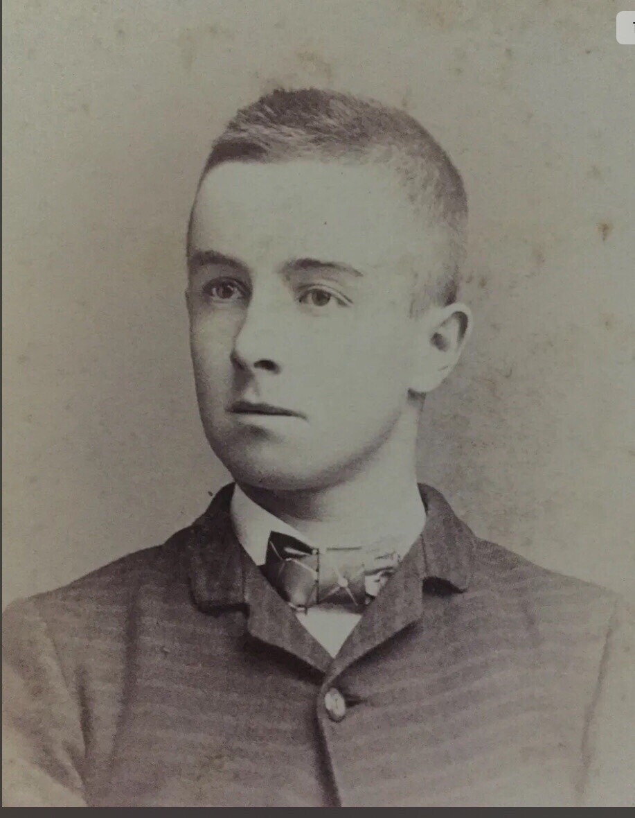 Antique CDV Key Photograph Of William Seward Burroughs Inventor Adding Machine Antique CDV Key Photograph Of William Seward Burroughs Inventor Adding Machine