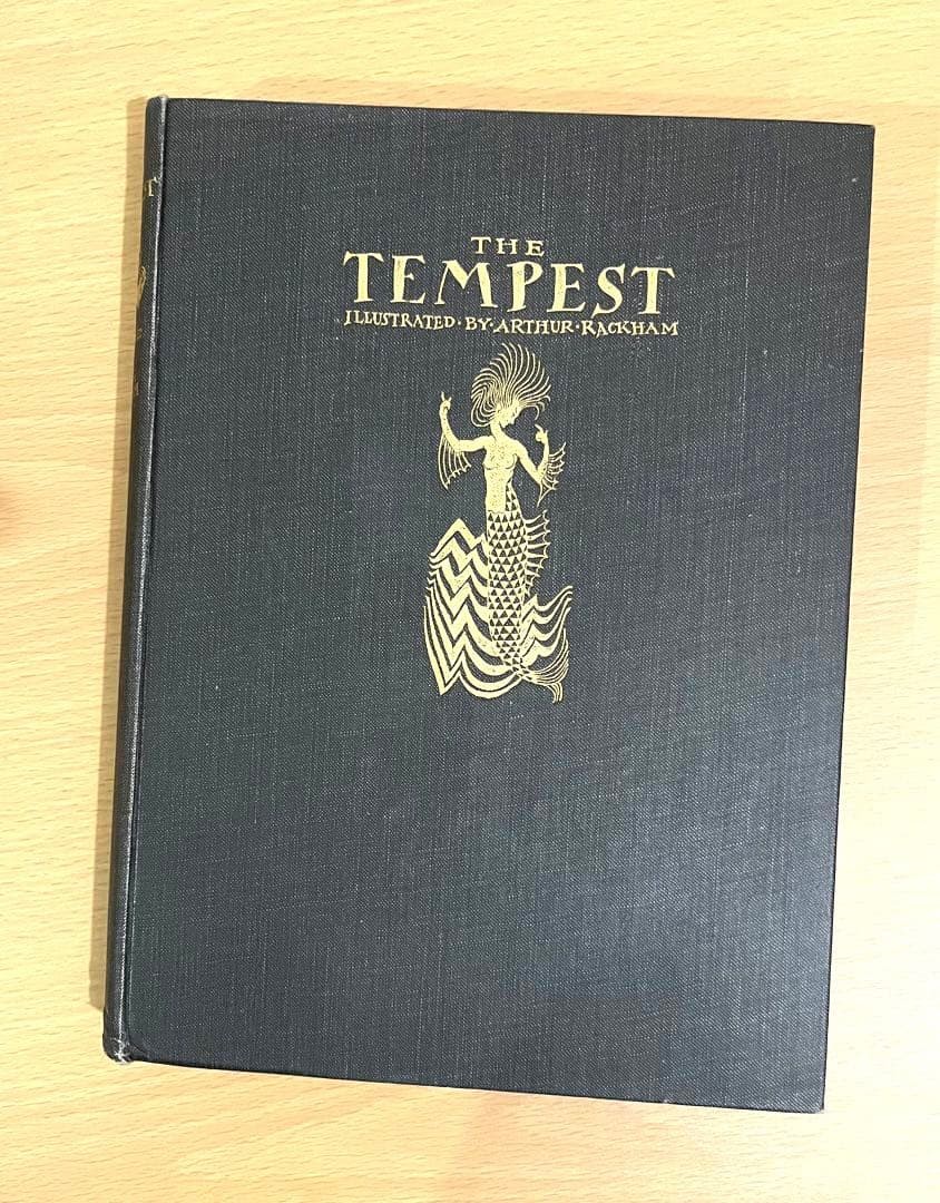 THE TEMPEST SHAKESPEARE ARTHUR RACKHAM ILLUSTRATED FIRST EDITION 20 PLATES 1926