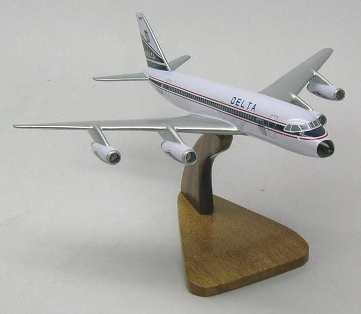 Convair CV-880 Delta CV880 Airplane Desktop Kiln Dry Wood Model Large New