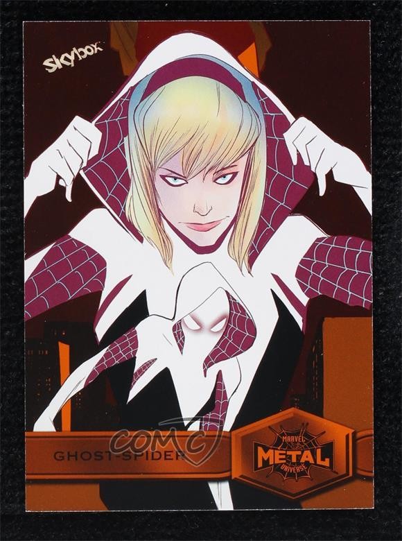 2022 Marvel Metal Universe Spider-Man Orange Light FX 19/25 Spider-Woman 0mt5