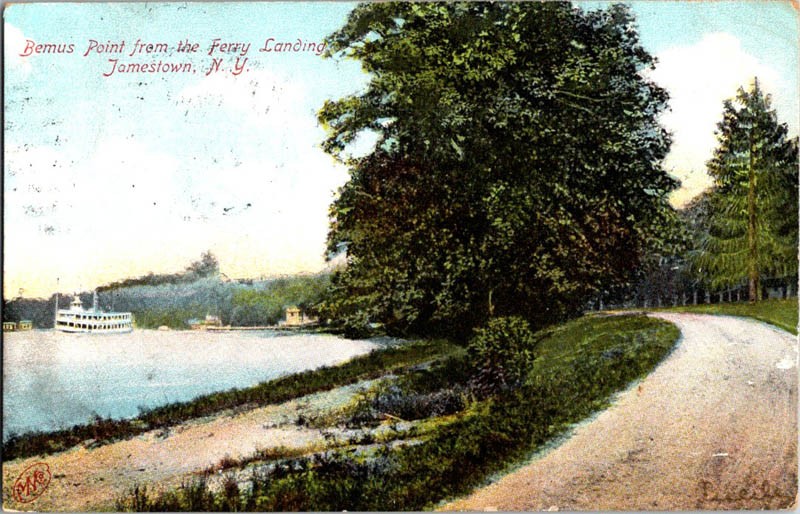 Bemus Point NY postcard BEMUS POINT FROM THE FERRY LANDING 9/12 AV2293 Bemus Point NY postcard BEMUS POINT FROM THE FERRY LANDING 9/12 AV2293
