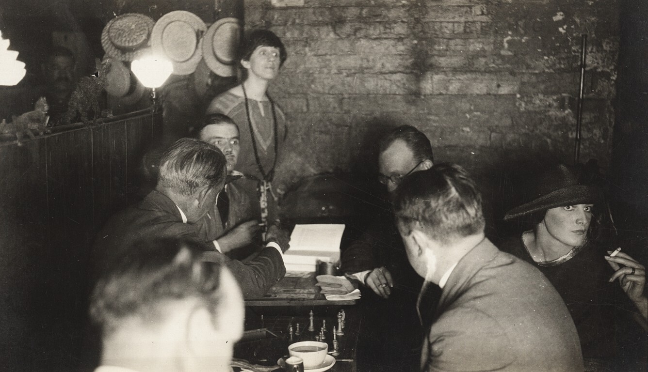c. 1910's Bohemian Cafe Greenwich Village, NYC Photo JESSIE TARBOX BEALS(?)