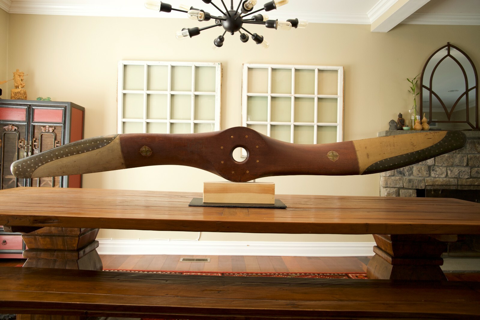 WW1 1915 Antique Wooden Hamilton Airplane Propeller Curtiss US Navy Flying Boat WW1 1915 Antique Wooden Hamilton Airplane Propeller Curtiss US Navy Flying Boat