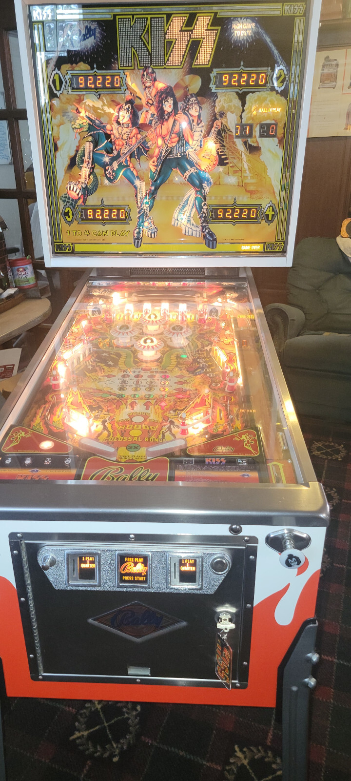 1979 BALLY Kiss Pinball Machine - Restored 1979 BALLY Kiss Pinball Machine - Restored