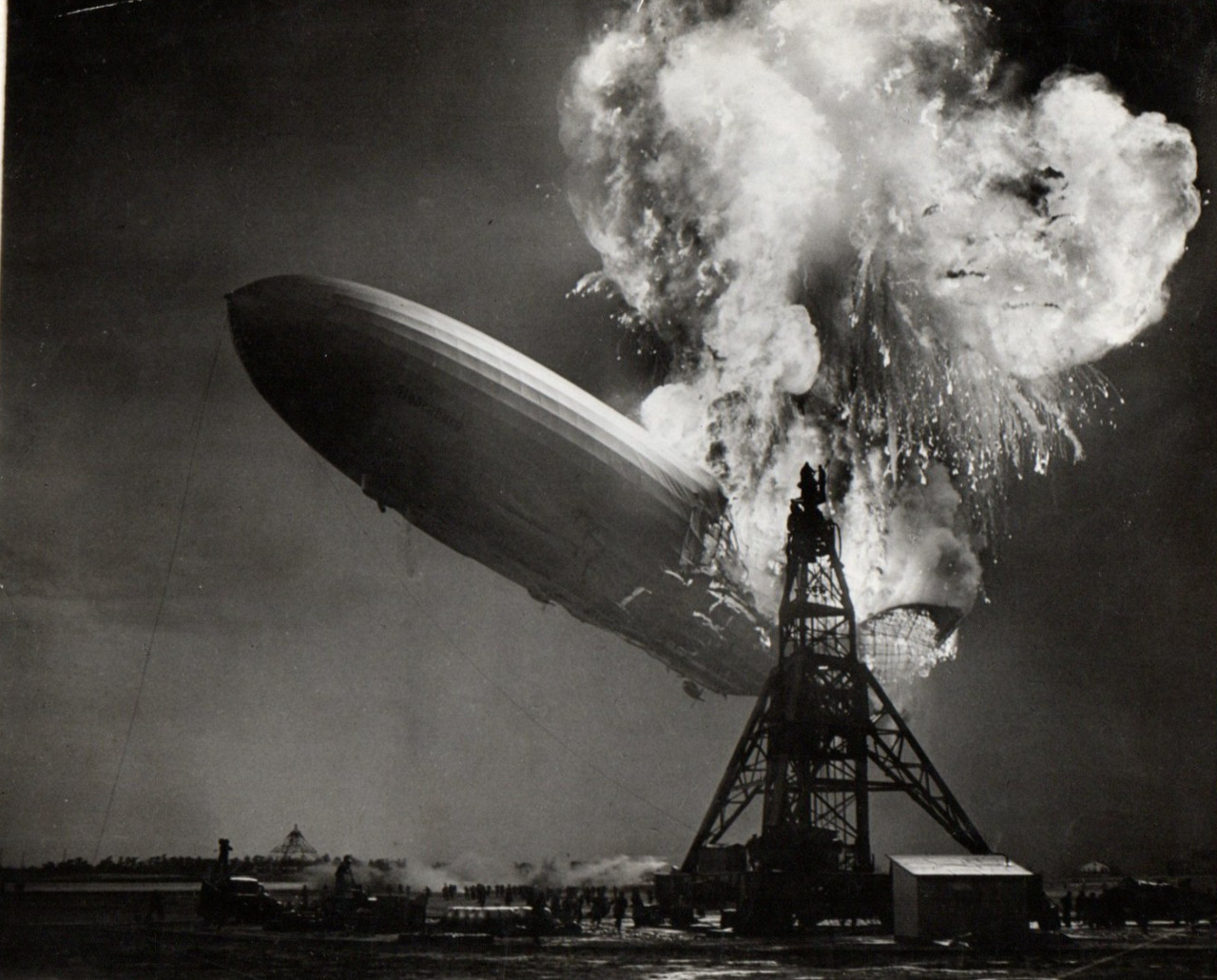 SAM SHERE (1905–1982) – Original Hindenburg Disaster Photograph - 1937 SAM SHERE (1905–1982) – Original Hindenburg Disaster Photograph - 1937