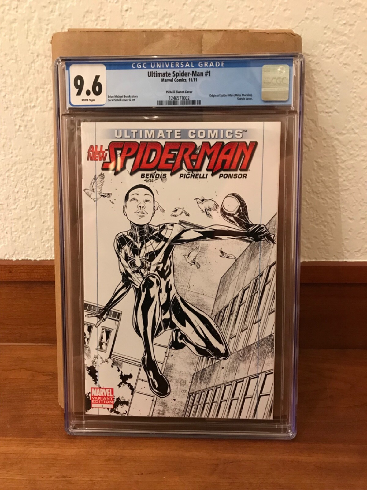 Ultimate Comics: All New Spider-Man #1 Pichelli sketch variant