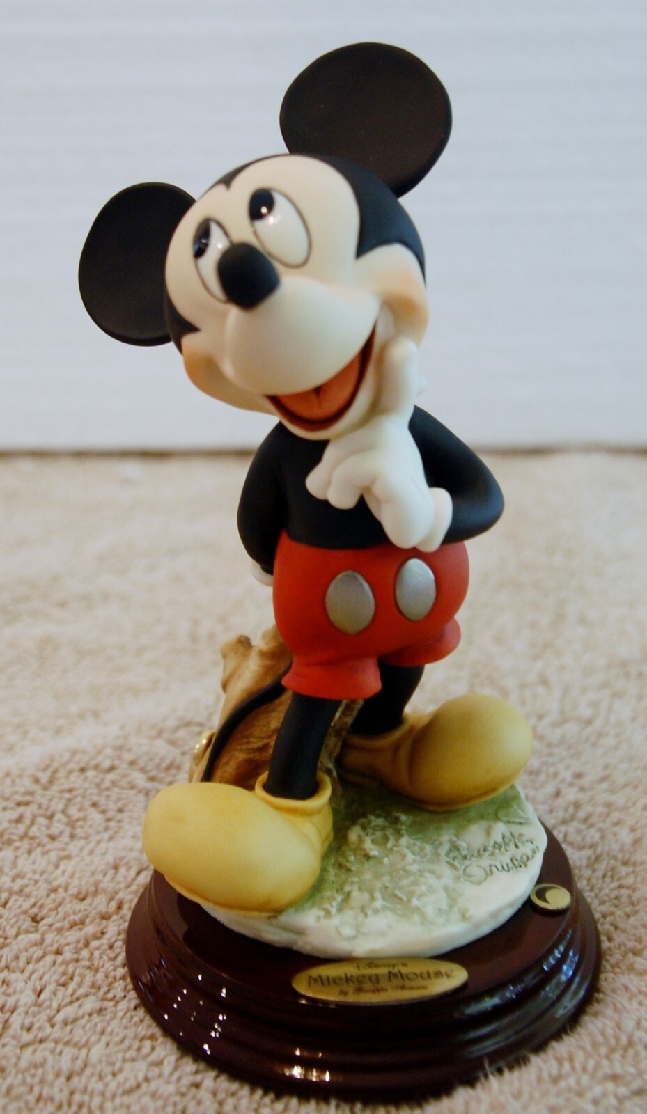 Vintage Giuseppe Armani Walt Disney's Mickey Mouse 1269C MINT Sign Event Rare Vintage Giuseppe Armani Walt Disney's Mickey Mouse 1269C MINT Sign Event Rare