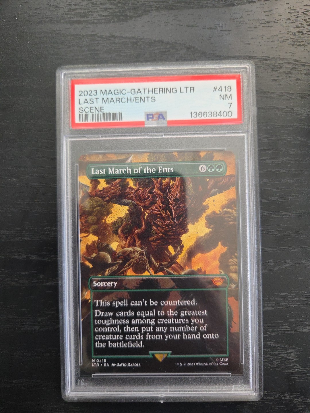 1 OF ONLY 2 2023 MAGIC THE GATHERING LOTR: PSANM7 LAST MARCH OF THE ENTS 1 OF ONLY 2 2023 MAGIC THE GATHERING LOTR: PSANM7 LAST MARCH OF THE ENTS