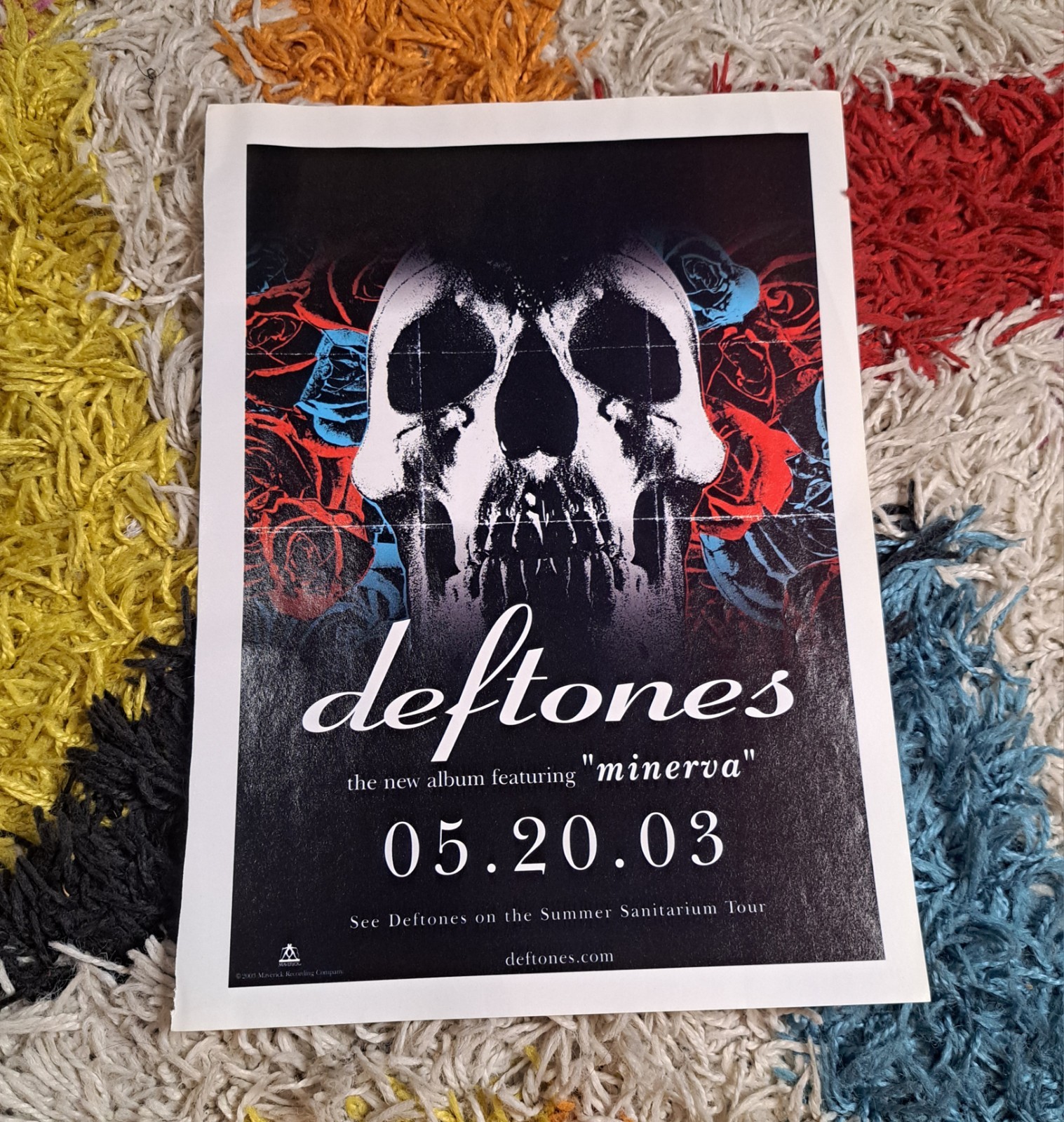 Deftones New Album Feat Minerva Magazine Ad Metal CD Advertisement. 2003 Deftones New Album Feat Minerva Magazine Ad Metal CD Advertisement. 2003